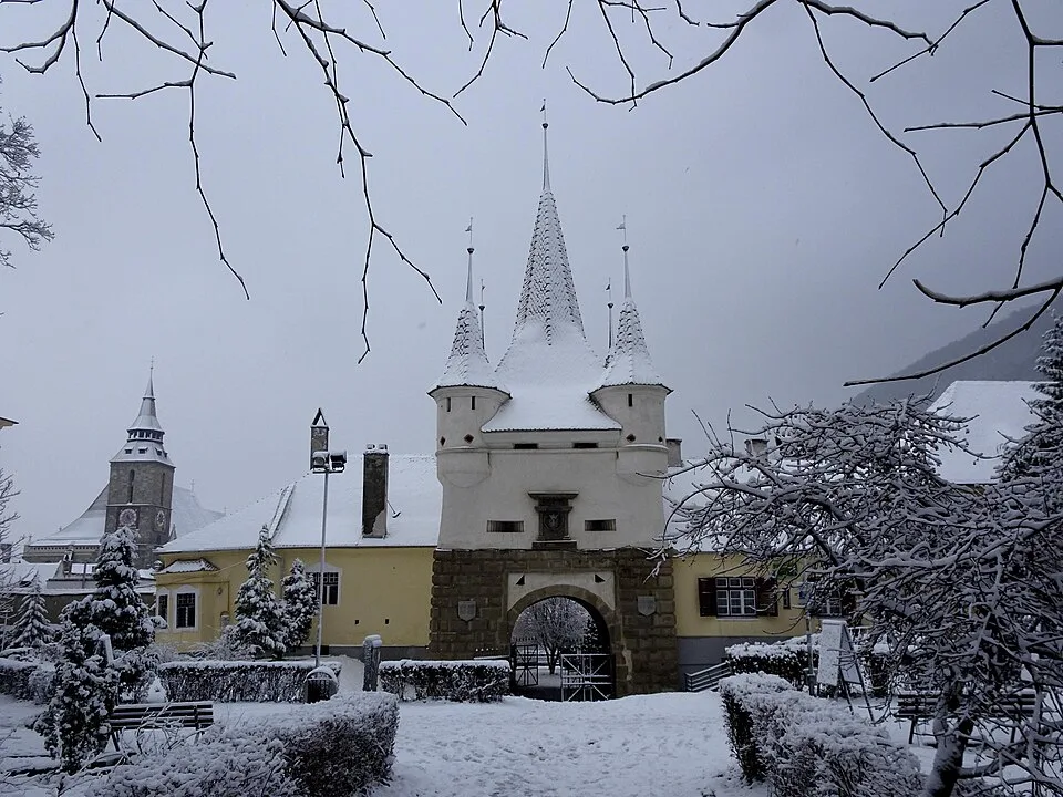 Catherine's Gate/barbican in Brașov old town