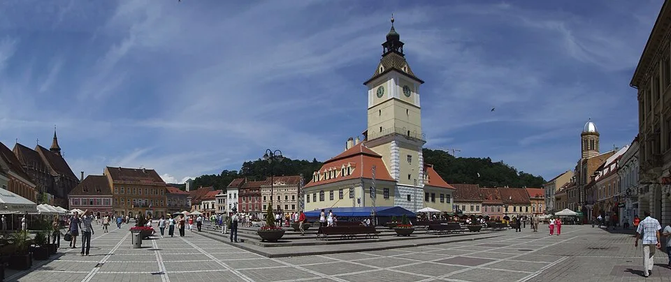 Council Square in Brașov old town