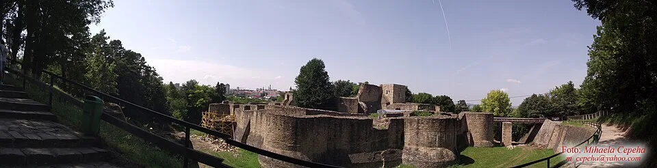 Panoramic view of Suceava’s Seat Fortress