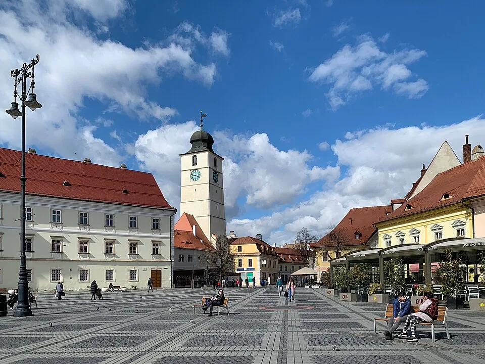 Piața Mare in Sibiu, 2023