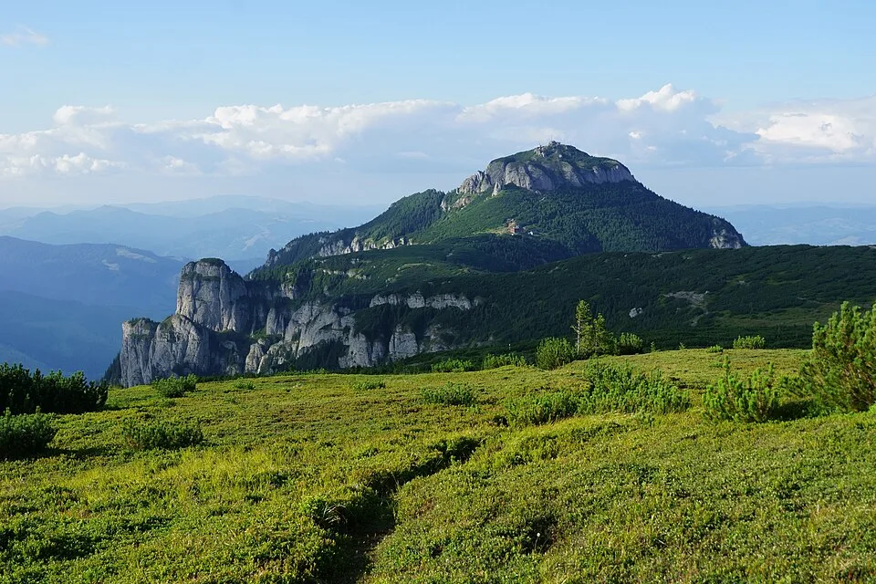 Toaca Peak in the Ceahlău Mountains