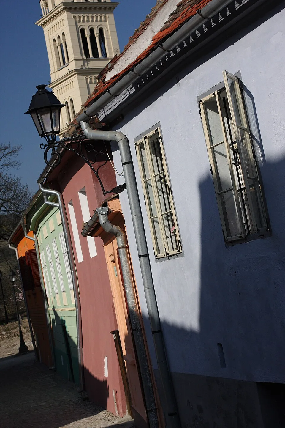 Table of Silence, Brâncuși Park context image 4: Street/citadel scene in Sighișoara.