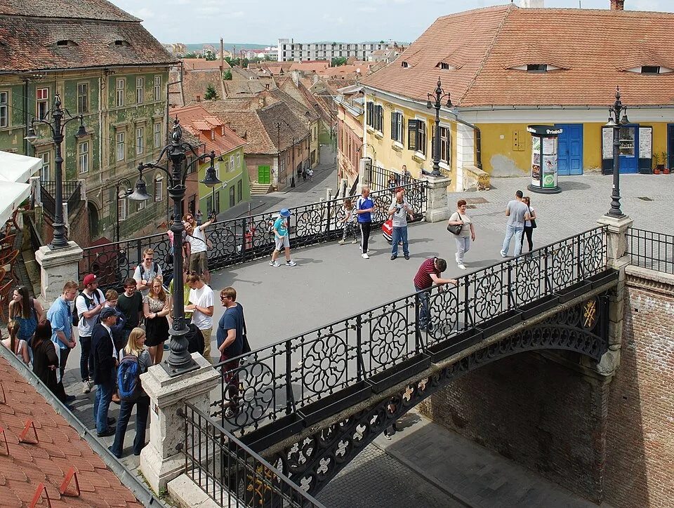 Sibiu historic centre context image 3: Bridge of Lies in Sibiu.