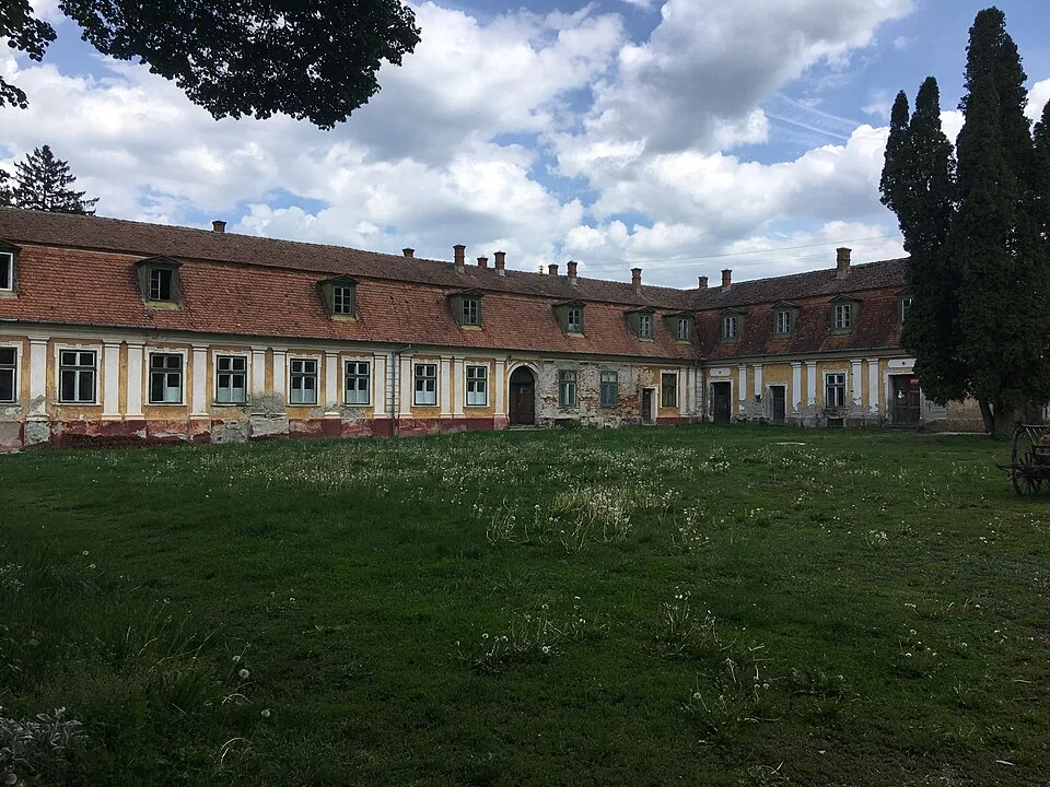 Sibiu historic centre context image 2: Brukenthal Palace view.