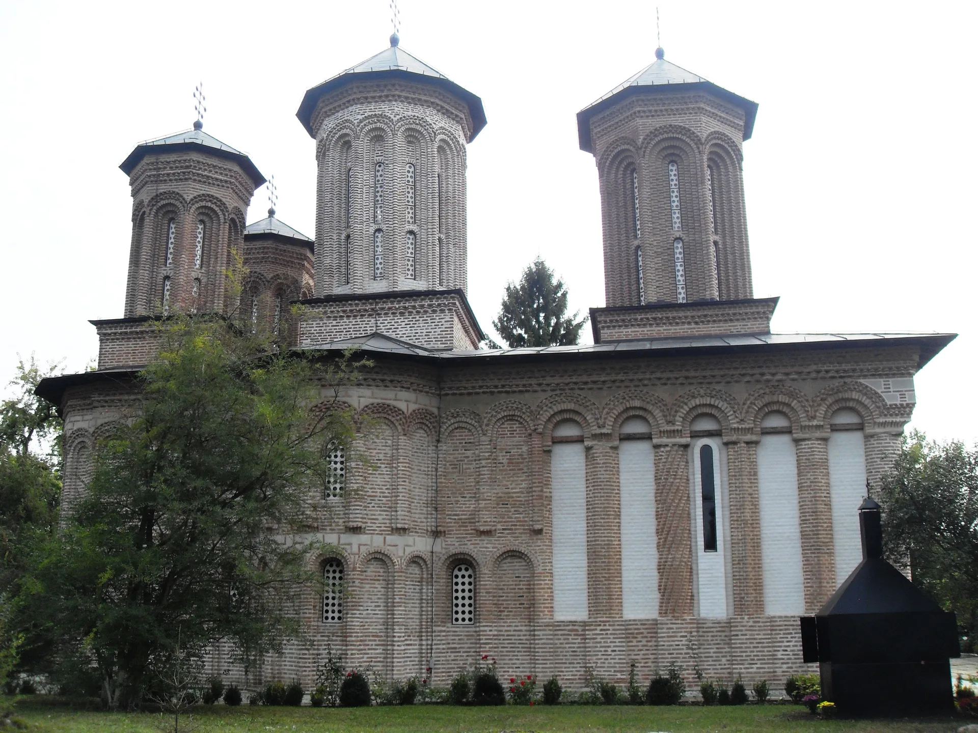 Side view of Snagov Monastery
